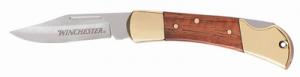 Winchester Knives Brass Folder 3.5 Inch Blade Clampack - 22-41322