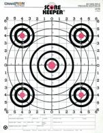 100 Yard Rifle Sight In Target Orange Bullseye 12 Per Pack