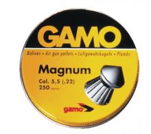 Gamo Magnum Pellets .22 Caliber Spire Point Double Ring 250 Per