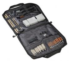 62 Piece Universal Cleaning Kit In Soft-Sided Dual Zipper Black - 70062