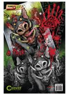 ZTR Zombie Flake Off Targets Hog 12x18 Inch 8 Per Package - 791402