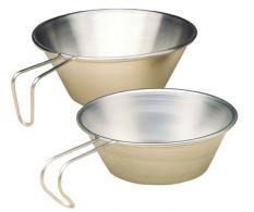 Jumbo Stainless Steel Sierra Cup Holds Two Cups - 8555