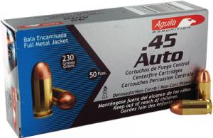 Aguila .45 ACP 230 Grain Full Metal Jacket 50 Per Box - AMS45