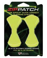 ZipPatch Hi-Viz Small Butterfly Cleaning Patches Fits .22 - .30 - AVZPS-1R