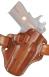 Bianchi Right Hand Tan Leather Belt Holster For Colt Govenme