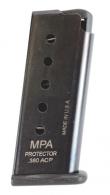 Magazine For MPA Protector Subcompact .380 ACP 6 Round - MPA380-70