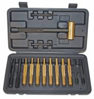 15 Piece Hammer and Punch Set in Plastic Storage Case - PM058