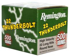 Thunderbolt .22 Long Rifle 40 Grain Round Nose 10 Boxes of 50 - TB-22A
