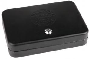 Personal Safe With Key Lock and Security Cable Exterior Dimensions 9.5 x 6.5 x 2 inches Black - BD1120