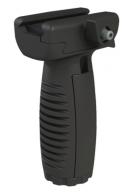 Short Forearm Vertical Grip With Pressure Switch Mount and Storage Compartment Polymer - MVG