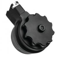 FAL .308 High Cap Drum Magazine for Metric FAL Type Rifles Black Oxide Steel and Aluminum 50 Round