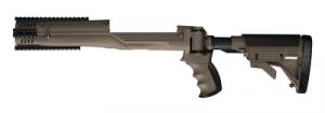 Ruger Mini-14/Mini-30 Strikeforce Six Position Side Folding Stock With Scorpion Buttpad And Recoil Pistol Grip Desert Tan - A.2.20.1210