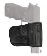 Belt Slide Leather Holster Ruger SR9 Compact Right Hand Black - BSH-360