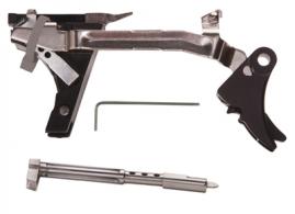 Fulcrum Ultimate Trigger Kit Black Trigger Pad with Black Safety for Glock 36 - ZT-FUL-ULT-36BB