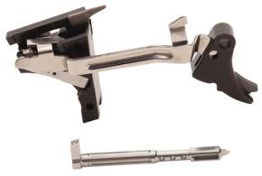 Fulcrum Ultimate Trigger Kit Black Trigger Pad with Black Safety for Gen 1/2/3 For Glock 22/23/24/27/31/32/33/35 - ZT-FUL-ULT-40BB
