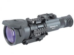 Nemesis QS - Quick Silver Gen 2+ 4x Magnification Black and White Night Vision Display Flip-Up Back-Up Iron Sights Black - NRWNEMESI4QGDI1