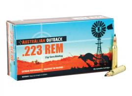 Outback Ammunition .223 Remington 55 Grain Sierra BlitzKing 200 Rounds Per Case - OB223SBK