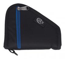 Pistol Rug With Zipper Pocket X-Small 7x6 Inches Black With Colt Logo - CLT-40