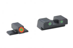 Spartan Tactical Tritium Night Sight Set For Most SIG Using #8 Height Orange/Green - SG-446