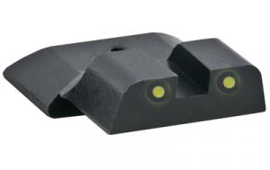 Rear Tritium Night Sights S&W M&P Yellow Tritium With Black Outlines - SW-806R