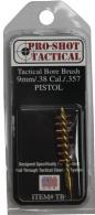 Tactical Pull-Thru Bronze Brush .38/.357/9mm - TB9