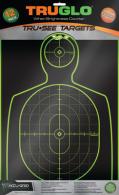 Tru-See Reactive/Splatter Targets Handgun Green 12 Pack
