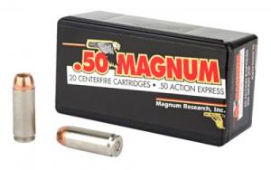 Magnum Research Ammo 50AE 350gr  JSP 20rd box