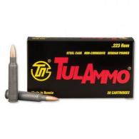 TULA .223 Remington 75GR HP 20/25 STEEL CASED - 223675