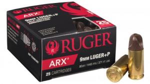Ruger 9MM +P 80GR ARX SELF DEFENSE BRASS 25/10 - 9ARXRUG25