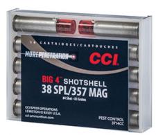 CCI 38SPL/357Mag  Shotshell  # 4 Round 10rd box