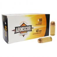 ARMSCOR AMMO .40 S&W 180GR FMJ 100/12 VALUE PACK - 50316