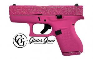 Glock - G42, 380 ACP, 3.25 Barrel, Fixed Sights, Rose Gold, Rose Gold Pvd barrel, 2/6rd
