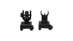 JE Machine Tech Front and Rear Folding Back Up AR 15 Sights