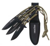 Cold Steel Throwing Knives 4.4" Blade 3-pack W/sheath