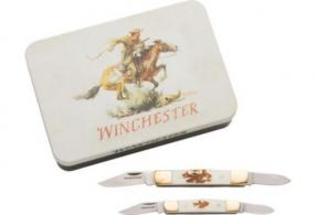 Winchester Knife S/Stag Stockman Combo W/Knife Tin - 6220096W