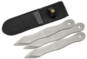 SZCO Rite Edge 10" Throwing Knife 3pc Set W/Sheath - 2111613