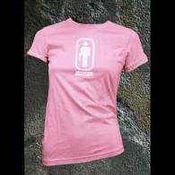 AAC T-SHIRT WMNS RESTROOM PINK LRG - 101325