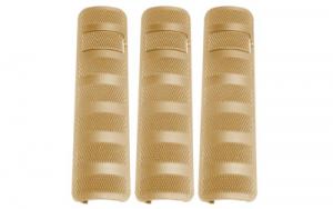 TROY 6.2" BATTLE RAIL COVERS 3PK TAN - SCOV-BRC-36TT-0