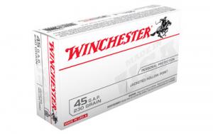 Winchester USA 45GAP 230GR JHP 50/500 - USA45GJHP