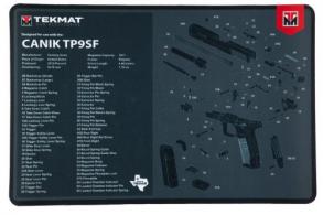 TEKMAT Pistol MAT FOR CANIK TP9SF Black - TEK-R17-CANIK-T