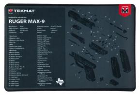TEKMAT Pistol MAT FOR RUGER MAX 9 Black - TEK-R17-RUGERMA