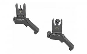 Ultradyne USA, C2 Folding Front and Rear Offset Sight Combo, Black