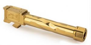 Zaffiri Precision Pistol Barrel G19 GEN 1-5 Threaded Tin/Gold - ZP19BTG