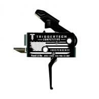 TriggerTech Competitive Flat Trigger For AR-15 Black Flag - X46-TBB-33-NNF