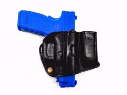 Black Belt Holster with Mag Pouch Leather Holster for S&W M&P 45 4.5" , MyHolster - 42862548287644
