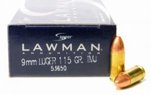 Speer Lawman 9mm 115gr TMJ 50rds