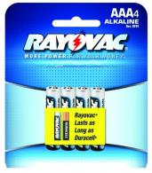 RAY-O-VAC ALKALINE BATTERY AAA4PK