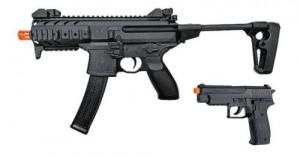 Sig Sauer Airsoft Sig1, Kit Package, MPX, P226 Springer Operated