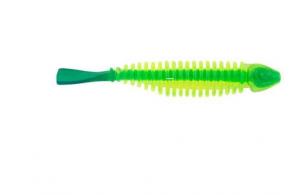 Matzuo Gaikotsu - Ribbed Smelt Beaver Tail 4" 8pk Green Chatreuse - MTZGKBT4.0GRNCHR