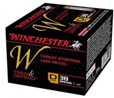 Wincehster W Train & Defend 9mm FMJ 50/bx (50 rounds per box) - WINW9MMT